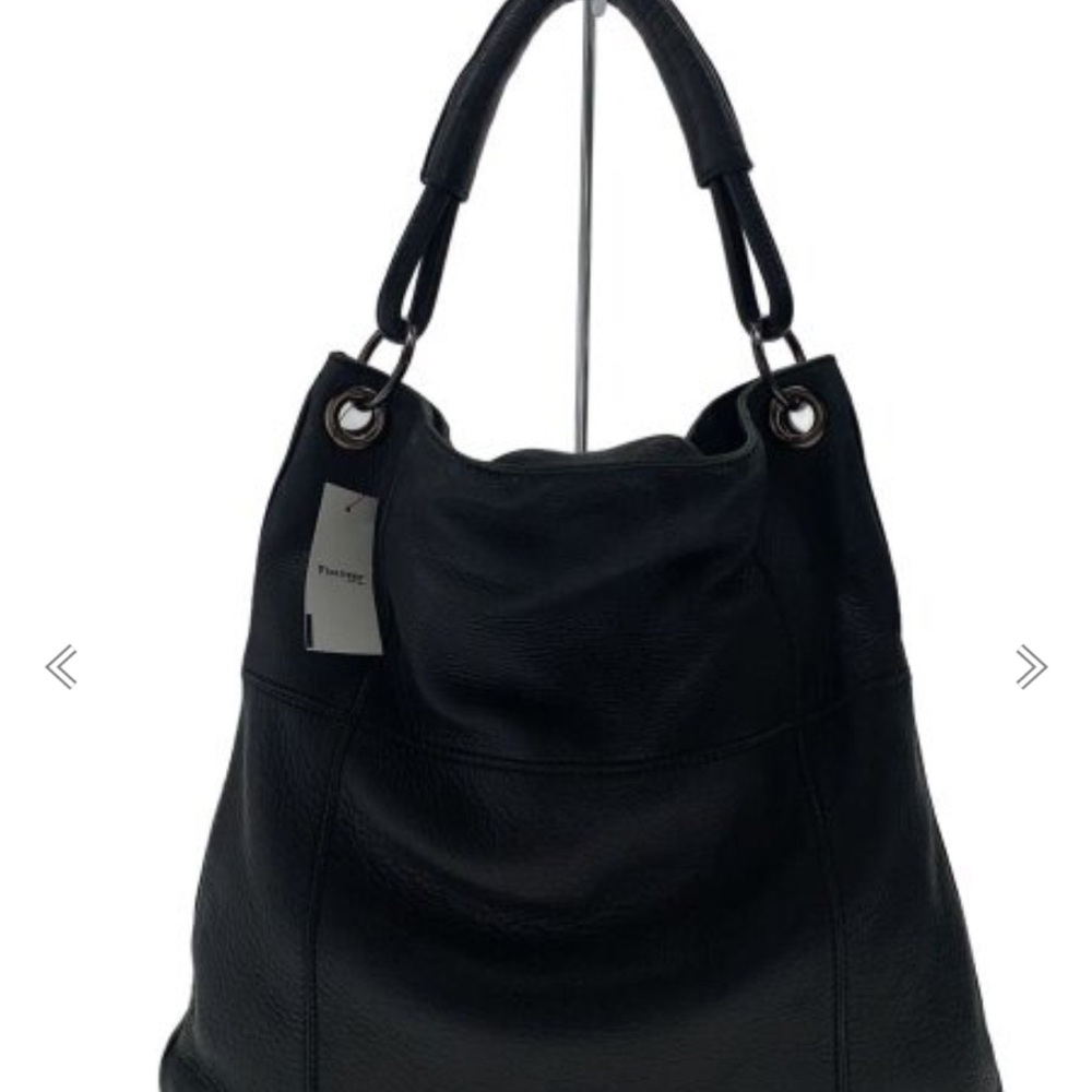 Bottega Veneta Black Leather Shoulder Bag